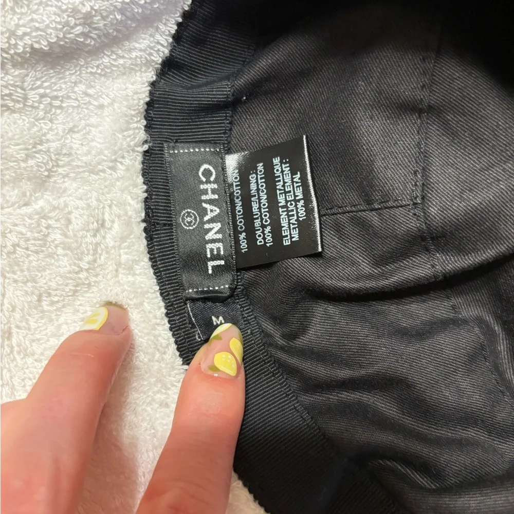CHANEL TERRY CLOTH BUCKET‎ HAT